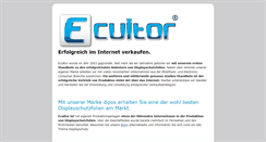 Desktop Screenshot of ecultor.de