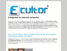 Tablet Screenshot of ecultor.de